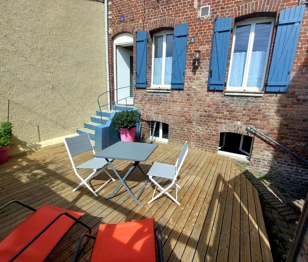 Les Belles Terrasses Dieppe ,3 Appartements , Le Vegetal De 1 A 8 Personnes , Le Tropical De 1 A 6 Personnes , Le Floral Avec Terrasse De 1 A 3 Personnes , Quartier Calme Au Stationnement Gratuit A Cote De L'Avenue Verte מראה חיצוני תמונה